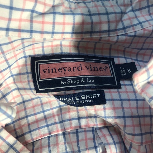 Vineyard scones long sleeve button down Whale Shirt. Sz Small - Picture 4 of 5